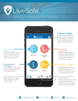 LiveSafe app detail image.