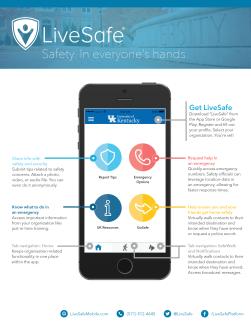 LiveSafe app detail image.